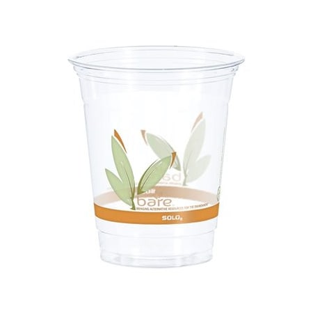 Dart BARE ECO-Forward Rpet Cold Cups, 12-14 Oz, Clear, 50PK RTP12BAREPK